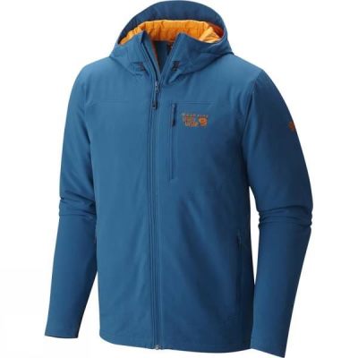 Chaquetas Mountain Hardwear Super Conductor Hooded Hombre Azules - Chile LVN426870